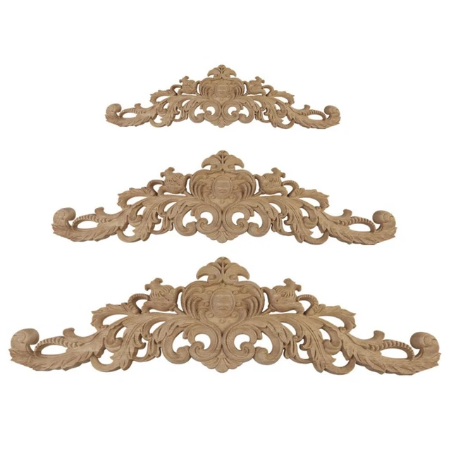 Meubles classiques de décoration d'intérieur en bois sculpté applique moulure