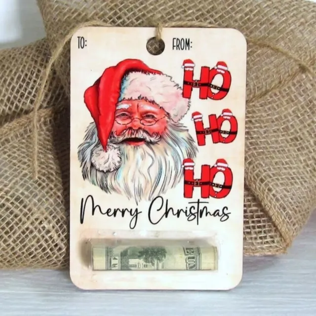 Practical Christmas Unique Money Holder Cartoon Money Clip Pendant Decoration 2