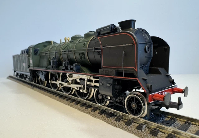 Le Tender Charbon De La Locomotive A Vapeur 231C Pacific Miniature De Jouef Ho Incomplet 11089