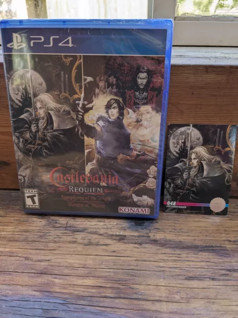 Castlevania Requiem + Random Card PS4 Limited Run #443 LRG IN HAND