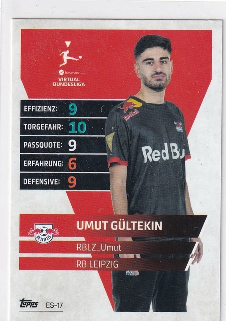 MATCH ATTAX 21/22 Bundesliga 2021/2022 Carte Numéro 172 Julian Vert EUR - Foto 3