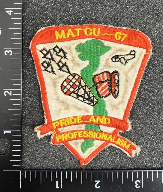 USMC MARINE AIR Traffic Control Unit MATCU-70 Patch From Vietnam War ...
