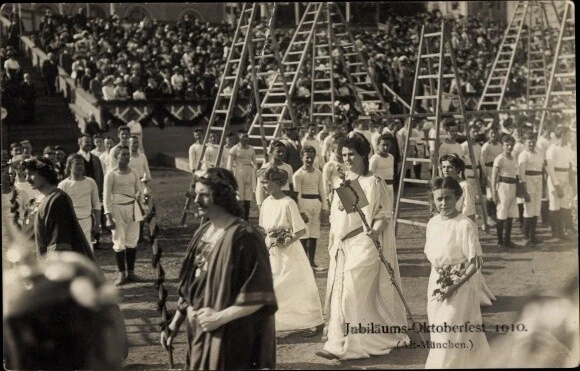 Ak München Bayern, Jubiläums-Oktoberfest 1910 - 10606755
