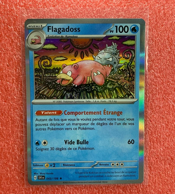 Pokemon Card FLAGADOSS Rare Foil Holo 043/198 SVI Scarlet & Purple EV01