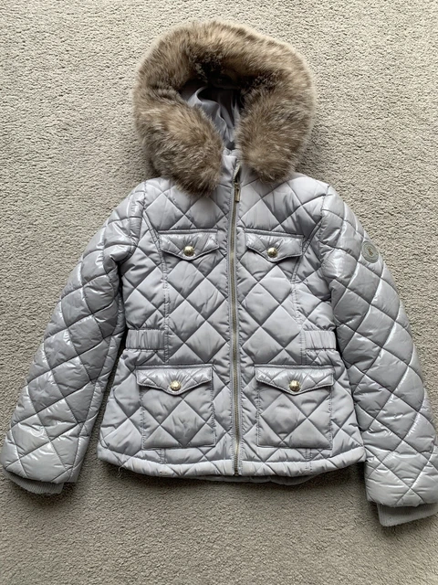 Girls 💕River Island💕Quilted Coat Jacket Size 9-10 Years- Excellent Condition