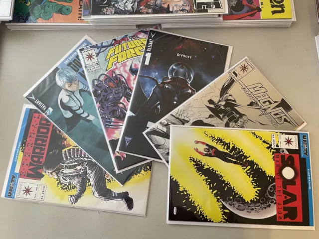Valiant Comics MixedLot Of 6 Comic Books Solar/Magnus/Divinity/Dr Mirage/Eternal
