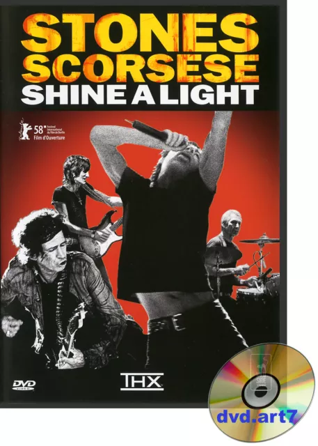 DVD : THE ROLLING STONES : SHINE A LIGHT - concert filmé par Martin Scorsese