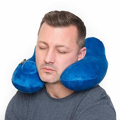 Self Inflating Travel Pillow Inflatable Neck Support Airplanes Sleeping Car