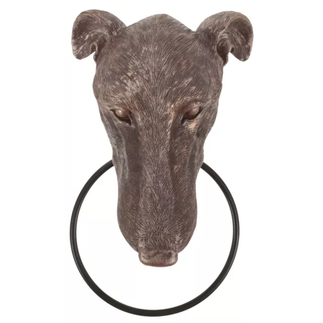 Resina Golpe de Puerta Con Imitación Cabeza De Perro Cómoda Antigua Tira Decorativo