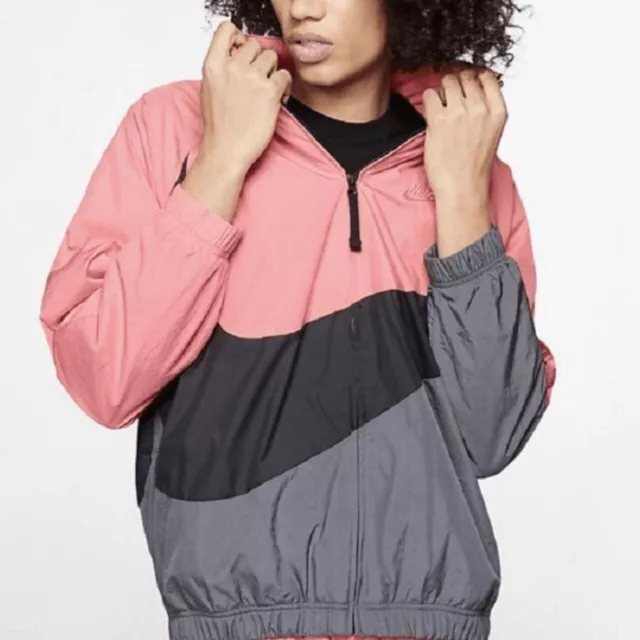 Nike big swoosh woven jacket outlet