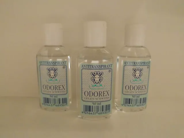 ODOREX  Flasche Antitranspirant 3 x 50 ml = 150 ml