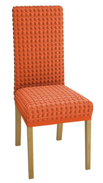 Set Di 6 Cuscini Imbottiti Per Sedie Con Fantasia Cuore E Alette - Arancione Vivace - Foto 5