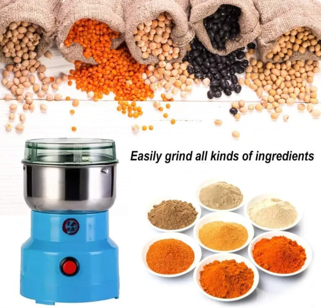 Electric Coffee Bean Milling Grain Grinder Machine Spices Cereals Smash AU 2