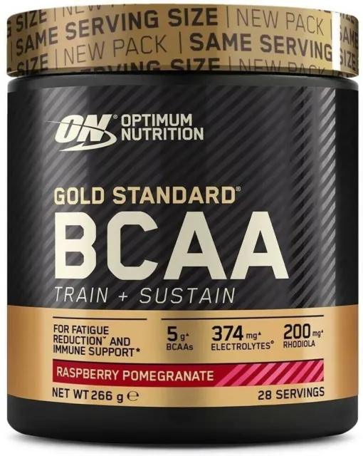 Optimum Nutrition Gold Standard BCAA, Acides Aminés en Poudre (266g)