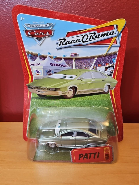 Disney Pixar World of Cars Patti #95 Race O Rama Die Cast Car New Mattel