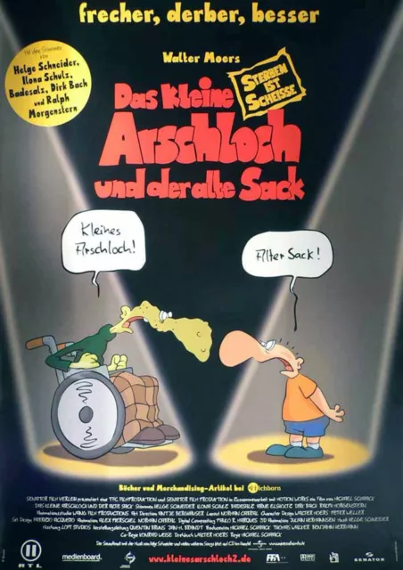 Das kleine Arschloch und der alte Sack - Filmposter A1 84x60cm gerollt