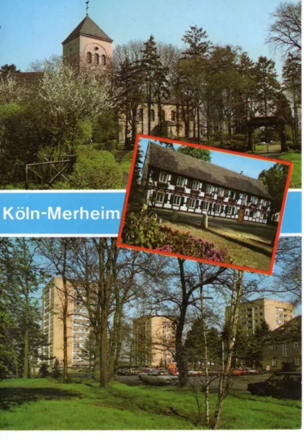 AK : Köln Merheim - mit Sonderstempel frankiert