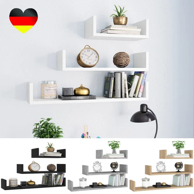 Werth-Holz Wandregal Grau 40x45cm - Stylisches Pflanzenregal Für Balkon & Garten