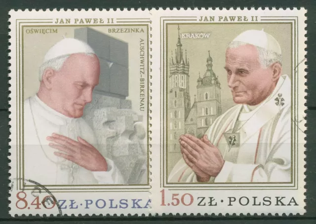 Polen 1979 Papst Johannes Paul II. 2629/30 gestempelt