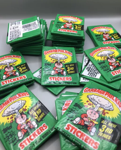 1986 Garbage Pail Kids Series 3 Original Topps. 1 Sealed Wax Pack BBCE Authentic