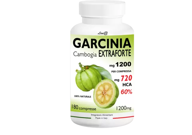 GARCINIA Cambogia EXTRAFORTE  Pura! 1200mg per cpr - 180 CPR - 720 HCA - 1 X 180