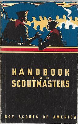 1953 4th Edition 7th Print Handbook for Scoutmasters Boy Scouts of America Book