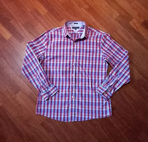 Tommy Hilfiger Camicia Uomo Taglia L Slim Fit