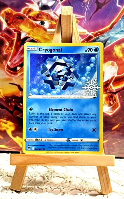 POKEMON TCG HOLIDAY Advent Calendar Promo Card Cryogonal 043/203 Snowflake  $7.12 - PicClick AU