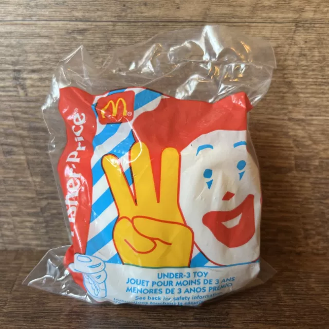 McDonalds Fisher-Price Under 3 Toy Stacking Rings Vintage 1996 NEW In Bag