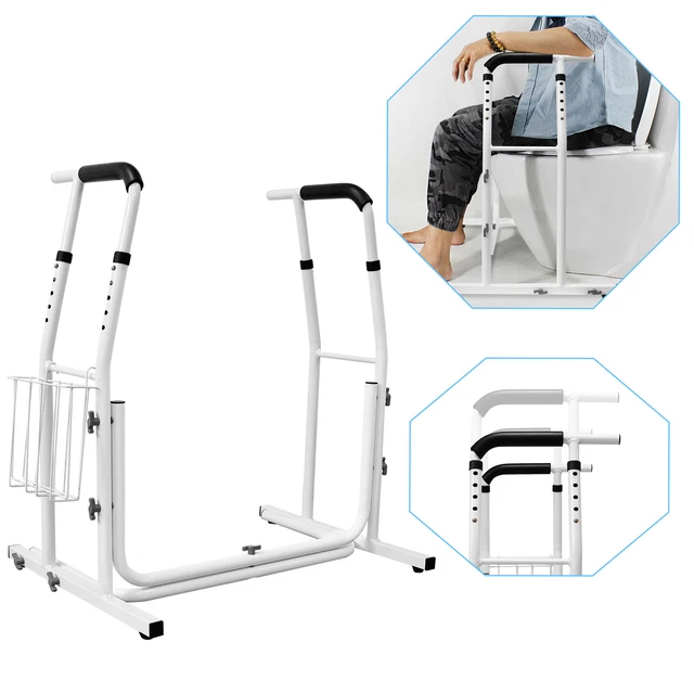 Inodoros altura ajustable soporte de inodoro soporte de soporte ayuda de soporte revistas