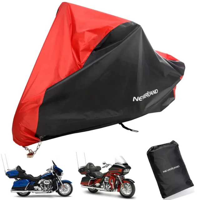 XXXL Waterproof Motorcycle Cover For Harley Davidson CVO Road Street Glide King