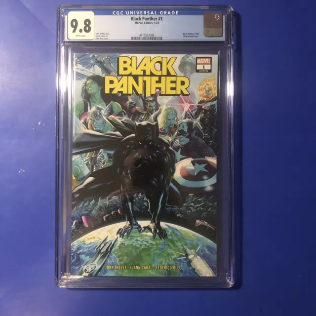 Black Panther #1 CGC 9.8 Main Cover 1st Print Appearance Marvel Tosin Comic 2022