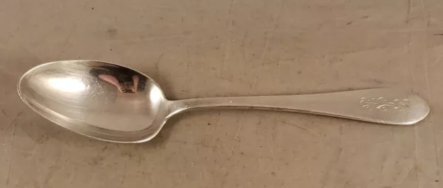 Vintage Gorham Plain Sterling Silver Serving Spoon