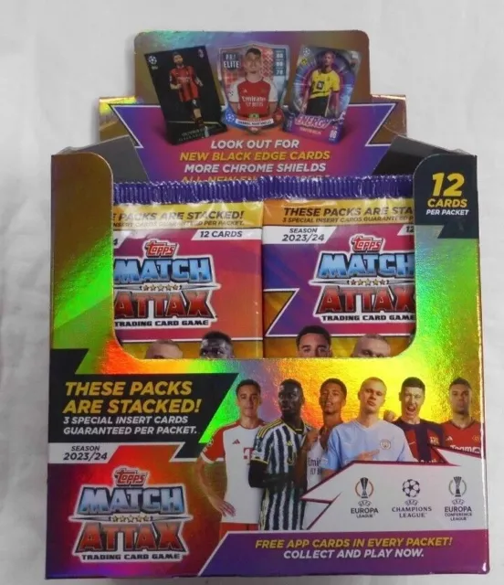 Topps Match Attax Season 2023/24 Trading Cards 9 18 36 packs or Box: IN STOCK