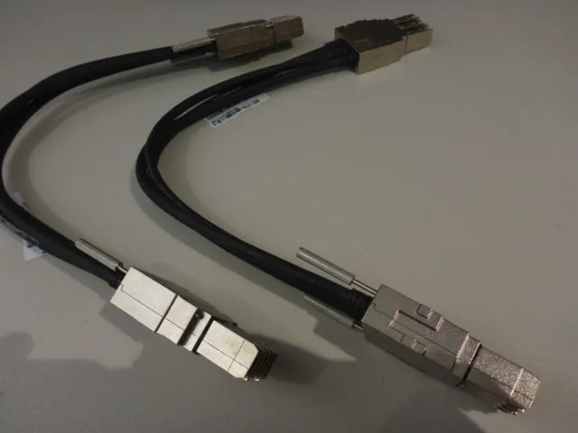AU SELLER 2X Cisco STACK-T1-50CM Stacking Cable P/N: 800-40403-01 Tested Working