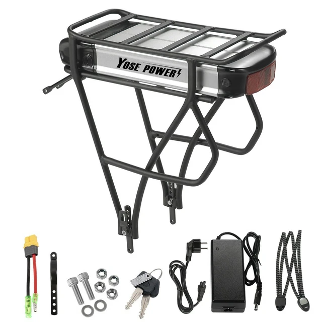 YOSE POWER SF-03 Batterie Vélo électrique 36V 12,8Ah (474Wh) - Joycube JCEB360-11 - Pour Ebikes Phylion Fischer - Sans Support - Sport