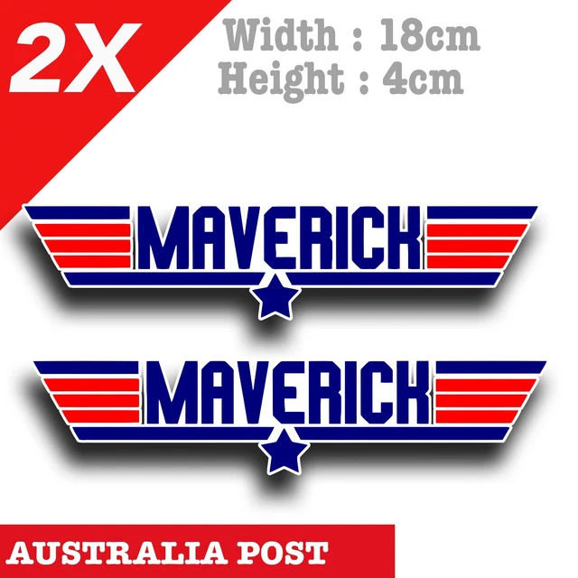 MAVERICK TOP GUN Logo Sticker Decal Air Force Style Stickers EUR 5,46