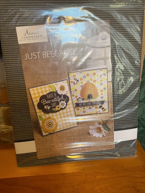 Kit para fabricante de tarjetas Annie's del mes Club Just Beecause CM097 2020 nuevo sin abrir