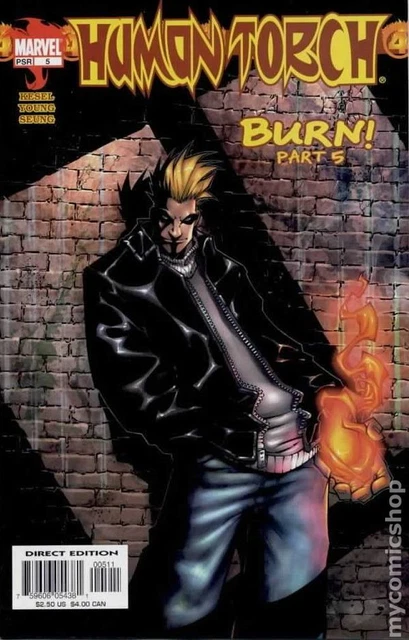 Human Torch #5 VG 2003 Stock Image Low Grade