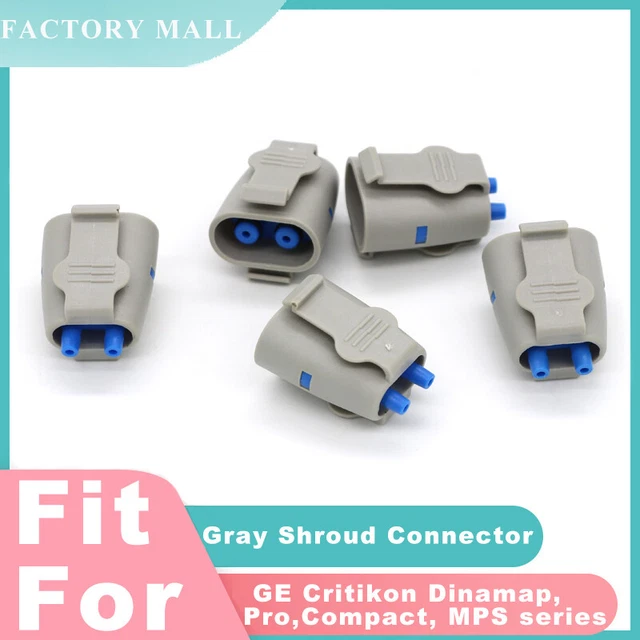 5pcs/packfor GE DINAMAP NIBP Blood Pressure Cuff Dual Tube Connector-freeshiping