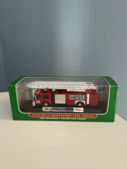 1999 Hess Mini Fire Truck New In Box
