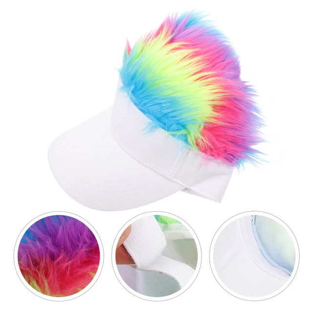 Chapeau Femme Perruque Casquette De Baseball Perruques Colorées Hip Hop