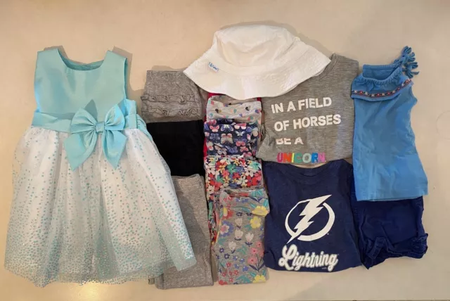 Toddler Girl Clothing Lot 14 pieces, Size 24 months / 2T Carters Misc