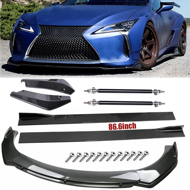 Carbon Fiber Front Bumper Lip Side Skirt Strut Rods For Lexus SC300 SC400 SC430