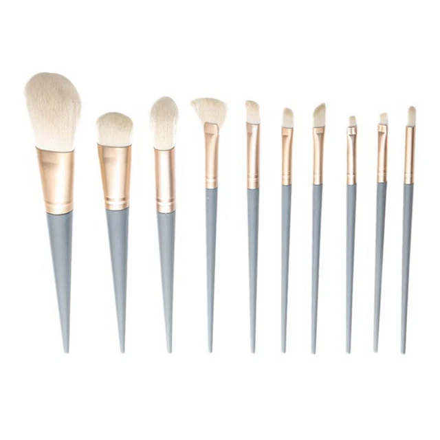 10PZ Pennelli per Trucco per Capelli Sintetici Premium Set di Pennelli per  L4V3