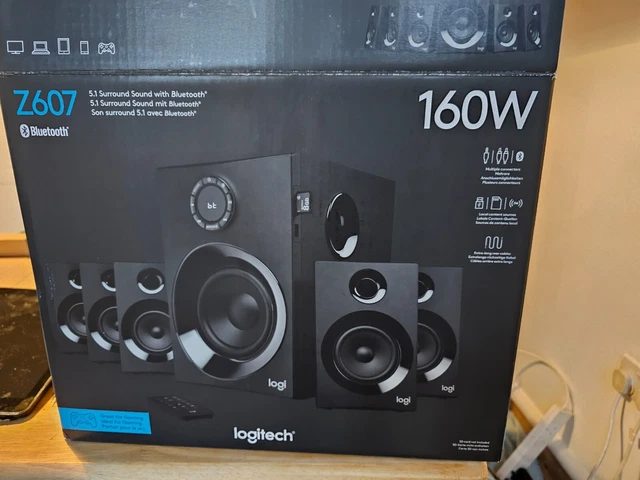 Logitech 607 LOGITECH Z607 5.1 Surround Sound with Bluetooth Speakers £80.32 ...