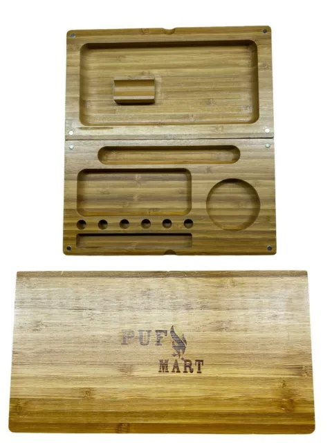 WOODEN SMOKERS BOX with rolling tray. tobacco box. many designs. £19.99 -  PicClick UK