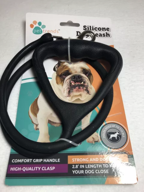 Pet Trends..Silicone Dog Leash...Strong & Durable..Comfort Grip Handle...NEW 3