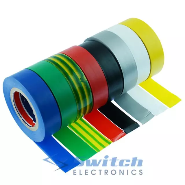 Electrical PVC Insulation Tape Flame Retardant Insulating 19mm x 20m