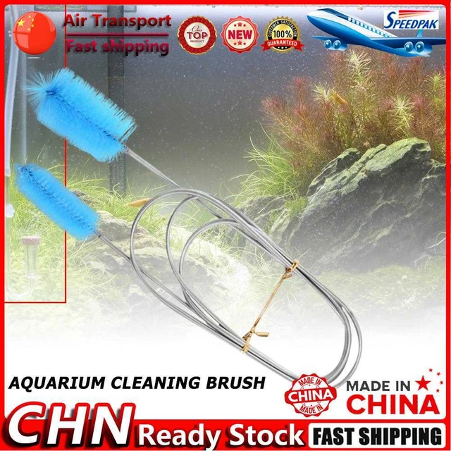 Aquarium Tube De Nettoyage Brosse À Double Extrémité Filtre Tuyau Cure-Pipe (Ble